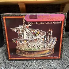Enesco Victorian Colossal Coaster Deluxe Lighted Action Musical Music Box New picture