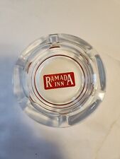 Vintage Ramada Inn Glass Ashtray 4.5