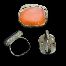 SPECTACUALR Authentic Bright Agate Ring Precious Stone Roman GIGANTIC Artifact picture