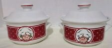 Campbell's Soup 10 oz Soup Bowl W/ Covers, Set Of 2 Vintage 1993 Campbell's Kids picture