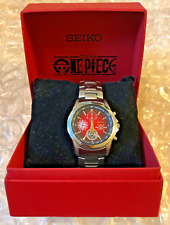 SEIKO x ONE PIECE 20th Anniversary Watch Watch Monkey D Luffy Red picture