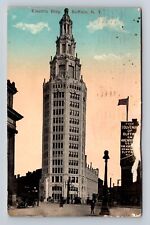 Buffalo NY-New York, Electric Building, Antique Vintage c1913 Souvenir Postcard picture