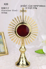 + Nice Brass ornate Monstrance Reliquary for church or home X20 picture