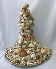 Handmade 11” Tall Seashell Beach Shells Multi Colorful Tree picture