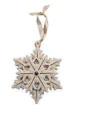 Pandora Limited Edition 2015 Snowflake Ornament White & Silver Christmas Winter picture