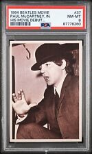 1964 Topps Beatles Movie A Hard Day’s Night Paul #37 – PSA 8 (NM-MT) picture