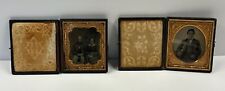 ANTIQUE PLATES GUTTA PERCHA DAGUERREOTYPE Ambrotype Pictures Of People Tintype? picture