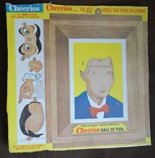 circa 1949 Jerry Colonna CHEERIOS Cereal Box Panel HALL OF FUN Famous Comedian picture