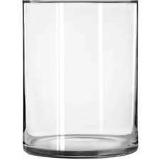 Clear Glass 8″ H Wide Cylinder Floral Vase, 8 x 6.13 x 6.13, Washable by Libbey picture