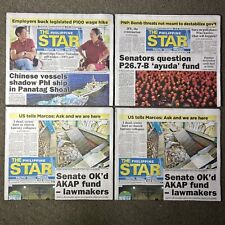 The Philippine Star Newspaper Newstand Full Issue Lot of 4 Feb 12, 14 & 15 2024 picture