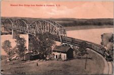 Vintage 1910s BISMARCK - Mandan, North Dakota Postcard 
