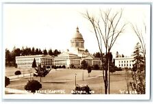 c1940's Washington State Capital Building Olympia WA Ellis RPPC Photo Postcard picture
