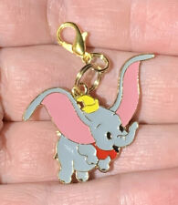 Gold Dumbo The Elephant Charm Zipper Pull & Keychain Add On Clip picture
