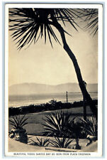 1937 Beautiful Todos Santos Bay As Seen from Playa Ensenada BC Mexico Postcard picture
