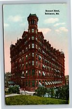 Baltimore MD, Rennert Hotel, Advertising Early Maryland Vintage Postcard picture