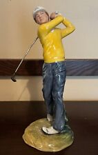 RARE RETIRED Royal Doulton Sport Series Teeing Off HN3276 Figurine GOLF picture