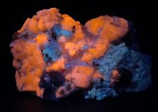 420 GM. Rare Fluorescent Full Terminated Sky Blue Hackmanite Crystals on Matrix picture