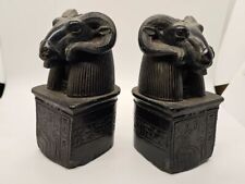 Amun The Ram God of Egypt Pair of Bookends 1990s picture