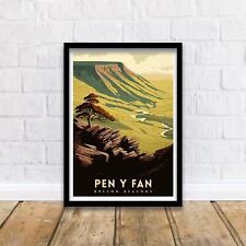 Pen y Fan Wales Travel Print picture
