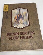 1931 Catalog Brown Electric Flow Meters Brown Instrument Co Philadelphia PA picture