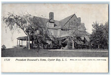c1905 President Roosevelt's Home Oyster Bay Long Island New York NY Postcard picture