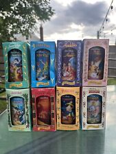 Walt Disney Plastic Cups 1994 Burger King Collector Series Set of 8 New In Boxes picture
