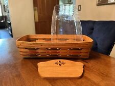 Longaberger 1996 Woven Traditions Bread Basket, Protector & Divider. picture