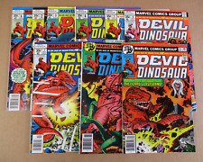 Devil Dinosaur Marvel Comics 1 - 9 Lot Jack Kirby Art 1978 Complete Series picture