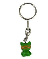 Kidrobot Crayola Munnyworld Keychain Series Green Kitty Cat picture