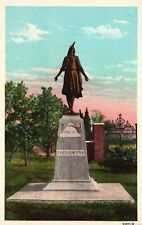 Vintage Postcard Jamestown Island  Princess Pocahontas Monument Virginia VA picture