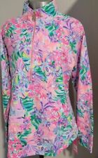 Disney Parks Lilly Pulitzer Jacket XLarge 3/4 Zip Pullover Dreamin Minnie Daisy picture
