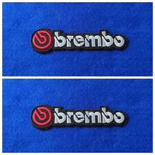 A Pair Of Motorsport Racing Patches Sew / Iron On Badges Brembo (a) Brakes picture