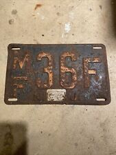 VINTAGE New Jersey  1956 license plate picture