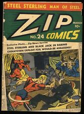 Zip Comics #24 GD 2.0 MLJ WWII Era Scarce Golden Age Archie 1942 picture