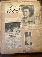 VTG 1940s WWII Family SCRAPBOOK Greenville SC Military Teen Social Life *READ* picture