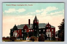 Leamington Canada, House Of Refuge (Poor House), Antique Vintage c1915 Postcard picture