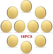 10pcs Gold Plated Blank Challenge Coin Laser Engravable Pattern for DIY Crafts picture