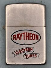 Vintage 1950-1957 Raytheon Electron Tubes Advertising Zippo Lighter picture