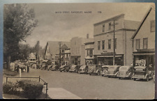 Vintage Postcard 1947 Main Street, Rangeley, Maine (ME) picture