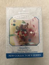 Hallmark Fairy Berry Bears 1999 Collector’s Series #1 STRAWBERRY picture
