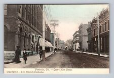 Pembroke Canada, Centre Main Street, Horses & Wagons, Shops, Vintage Postcard picture
