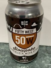 Fifty West Slowpoke Choc Milk Stout Craft Beer Can Micro Brew Empty picture