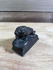 Antique Lion Petroleum Products Gas & Oil Paperweight  picture