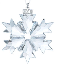 Swarovski Christmas Ornament Annual Edition 2018 Large Clear Crystal#5301575 New picture
