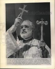 1970 Press Photo Archbishop Iakovos presides at New York Divine Liturgy Service picture