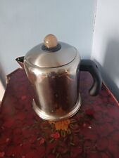Vtg Stainless Steel 10 Cup Faberware Coffee Pot Percolator   picture