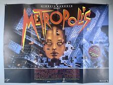 Freddie Mercury Poster Metropolis Movie Vintage Original UK Quad Promo 1984 picture