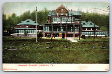 Johnstown PA-Pennsylvania, Memorial Hospital, Vintage Antique 1907 Postcard picture