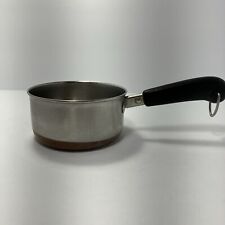 Revere Ware 3/4 Qt Copper Bottom Sauce Pan USA Made VTG No Lid picture