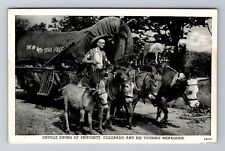 Pritchett CO-Colorado, Orville Ewing & His Touring Menagerie, Vintage Postcard picture